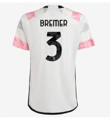 Juventus Gleison Bremer #3 Udebanetrøje 2023-24 Kort ærmer